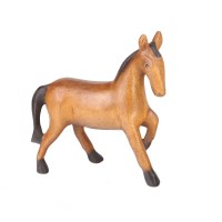vyřezávaný kůň 15 cm